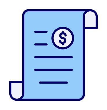 Bill simgesi, vektör çizimi 