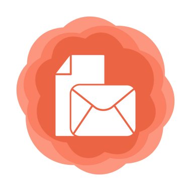 posta simgesi, vektör illüstrasyonu   