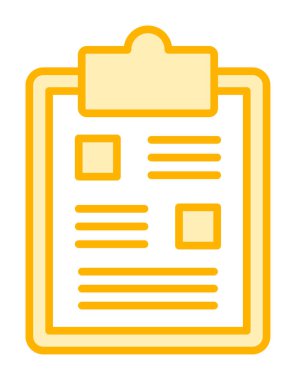 Basit Pano Simgesi, vektör illüstrasyonu