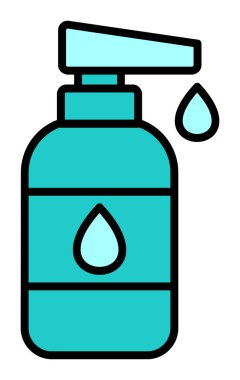 Bebek losyonu web simgesi, vektör illüstrasyonu 