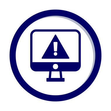 ünlem işareti, uyarı simgesi vektör illüstrasyonu