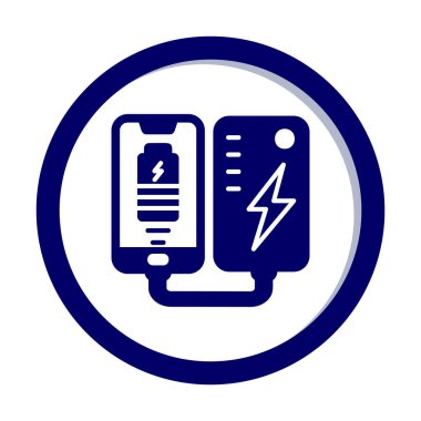 pil simgesi. renk çizgisi çizimi 