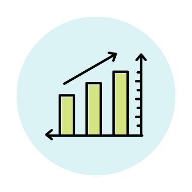 Grafik. Web simgesi basit illüstrasyon 