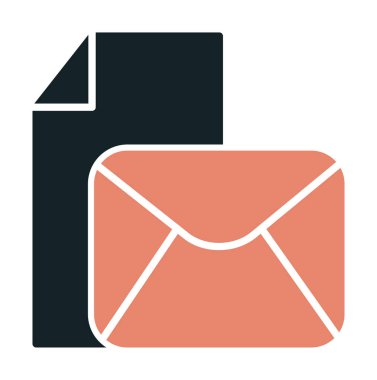 posta simgesi, vektör illüstrasyonu   