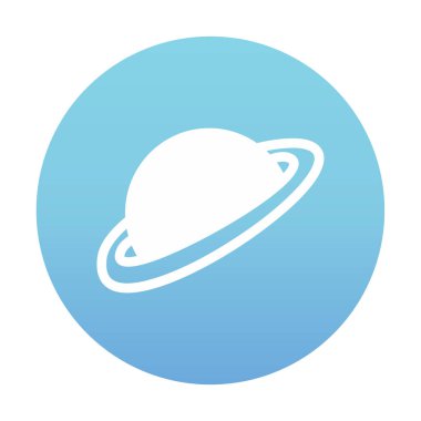 Gezegen sembolü, vektör illüstrasyonu