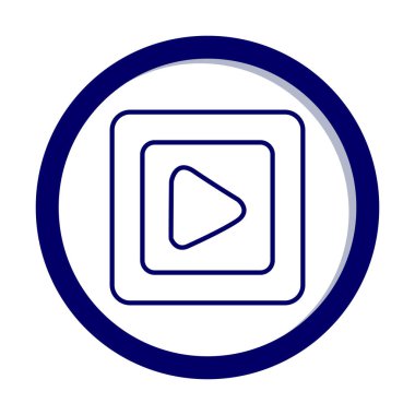 Oynatma düğmesi vektör çizimi