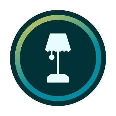 tablo lambası vektör illüstrasyonu