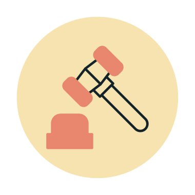 Yargıç Tokmak simgesi, satır biçimi 