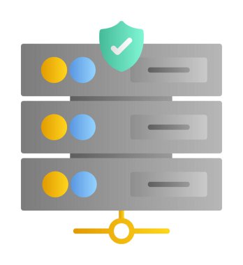 ağ simgesi çizimi. Sunucu                    