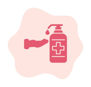 El yıkamanın vektör illüstrasyonu