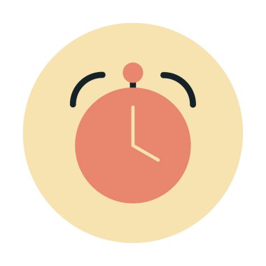 Saat, zamanlayıcı simgesi vektör çizimi 