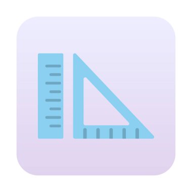 ölçekli düz simge, vektör illüstrasyonu 