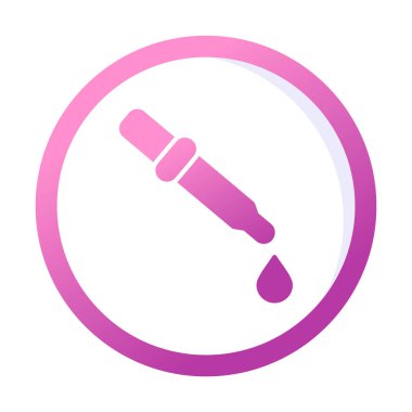 İlaç indirme çizgisi simgesi tasarım vektörü şablonu