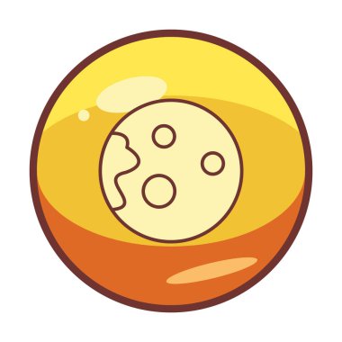 Gezegenler simgesi, vektör illüstrasyonu