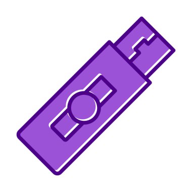 Web için usb flash simgesi.