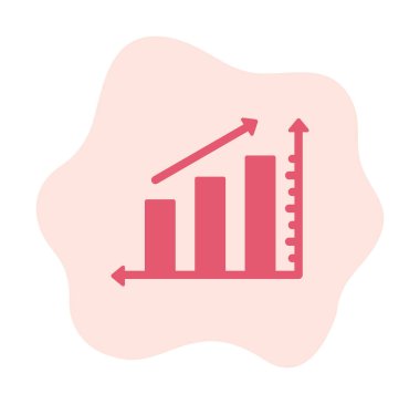 Grafik. Web simgesi basit illüstrasyon 