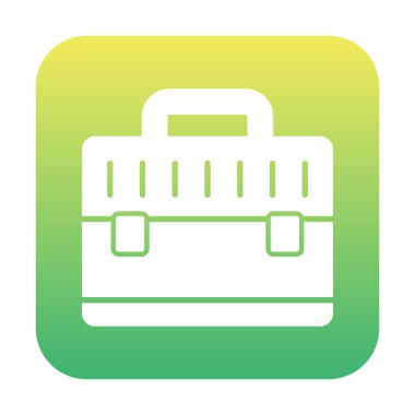 evrak çantası simgesi izole edilmiş web illüstrasyonu