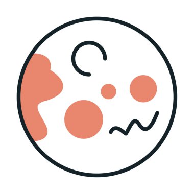 Gezegenler simgesi, vektör illüstrasyonu