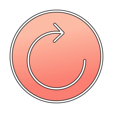 Modern simgenin vektör illüstrasyonu              