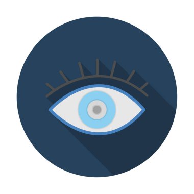 Göz simgesi, vektör illüstrasyon tasarımı 