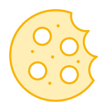 tatlı kurabiye izole vektör illüstrasyonu