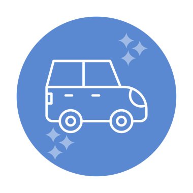 - Araba. Web simgesi basit illüstrasyon 