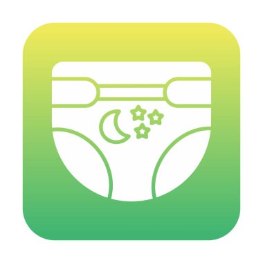 Bebek bezi simge vektör çizim