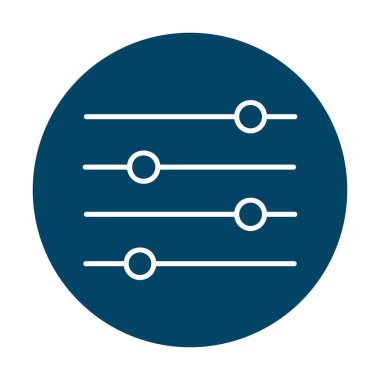 Ayar web simge vektör çizim