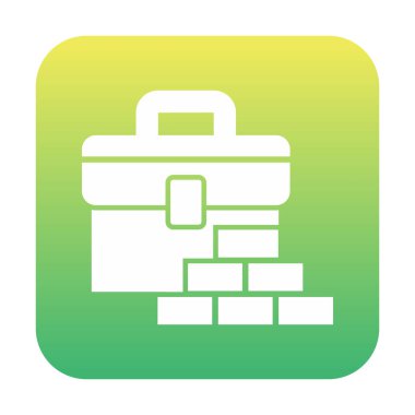 evrak çantası web basit simge illüstrasyonu