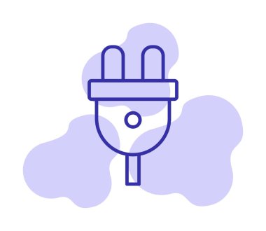 güç dolgusu, web simgesi basit tasarım 