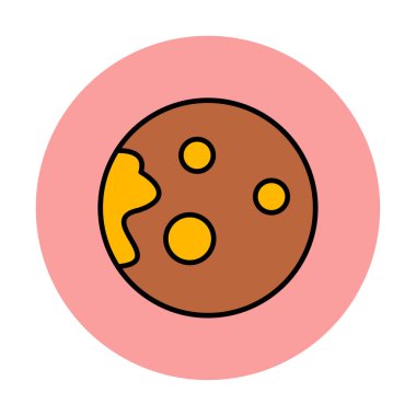 Gezegenler simgesi, vektör illüstrasyonu