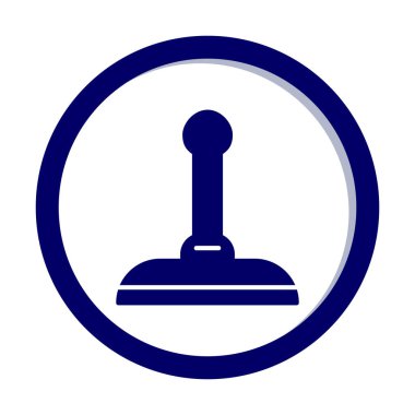 Lastik Damga Web simgesi vektör illüstrasyonu