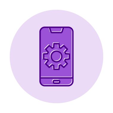 Mobil Ayar Simge vektör çizimi