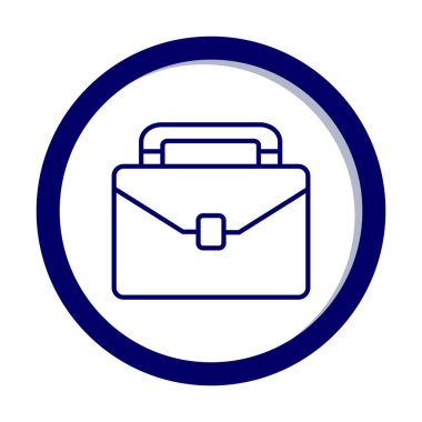 evrak çantası web basit simge illüstrasyonu