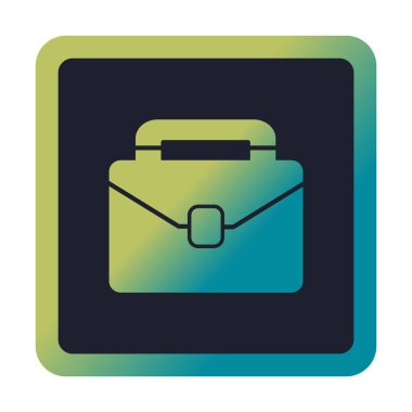 evrak çantası web basit simge illüstrasyonu