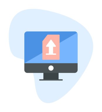 Simgeyi trendy düz tarzda yükle