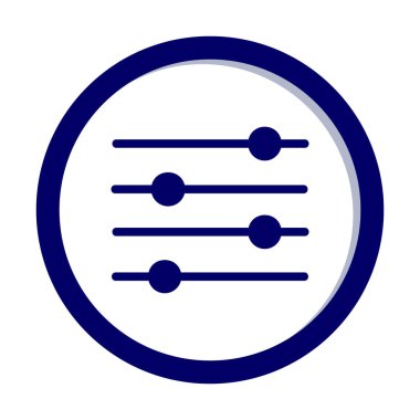 Ayar web simge vektör çizim