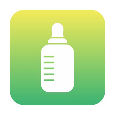  Basit Bebek Şişesi vektör illüstrasyonu