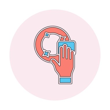 Tabak Yıkama konsept vektör çizimi