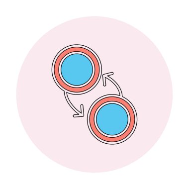 Web simgesi, vektör illüstrasyonunu değiştir