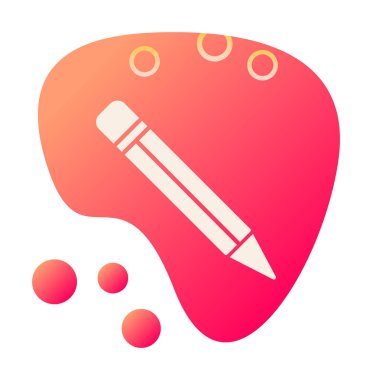 kalem simgesi vektör illüstrasyonu