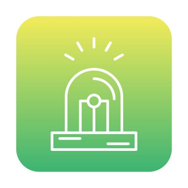 Siren simgesi vektör illüstrasyonu