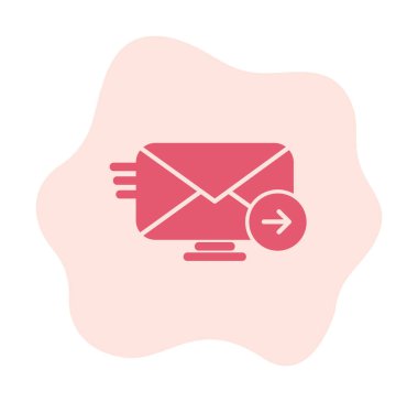 zarf, posta simgesi vektör illüstrasyonu