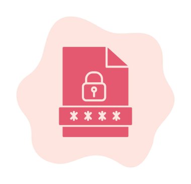 Dosya Parolası vektör çizimi