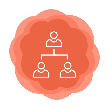 Çalışma Yönetimi vektör simgesi modern basit illüstrasyon