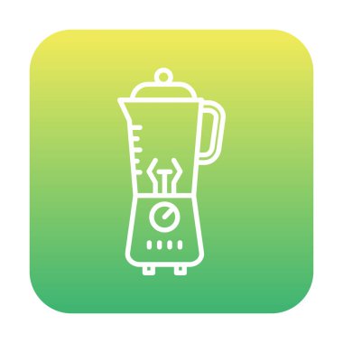 Fırın, yemek pişirme ve vektör illüstrasyonu için renkli karıştırıcı simgesi