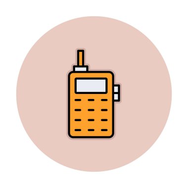 eski telefon simgesini, vektör çizim