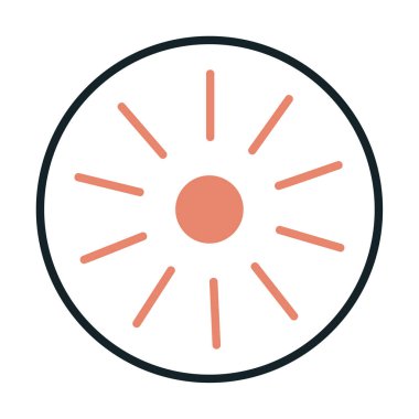 Modern simgenin vektör illüstrasyonu                  