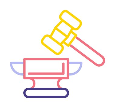 örs simgesi, vektör illüstrasyonu basit tasarım