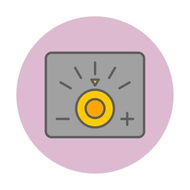 Loş simgenin vektör illüstrasyonu